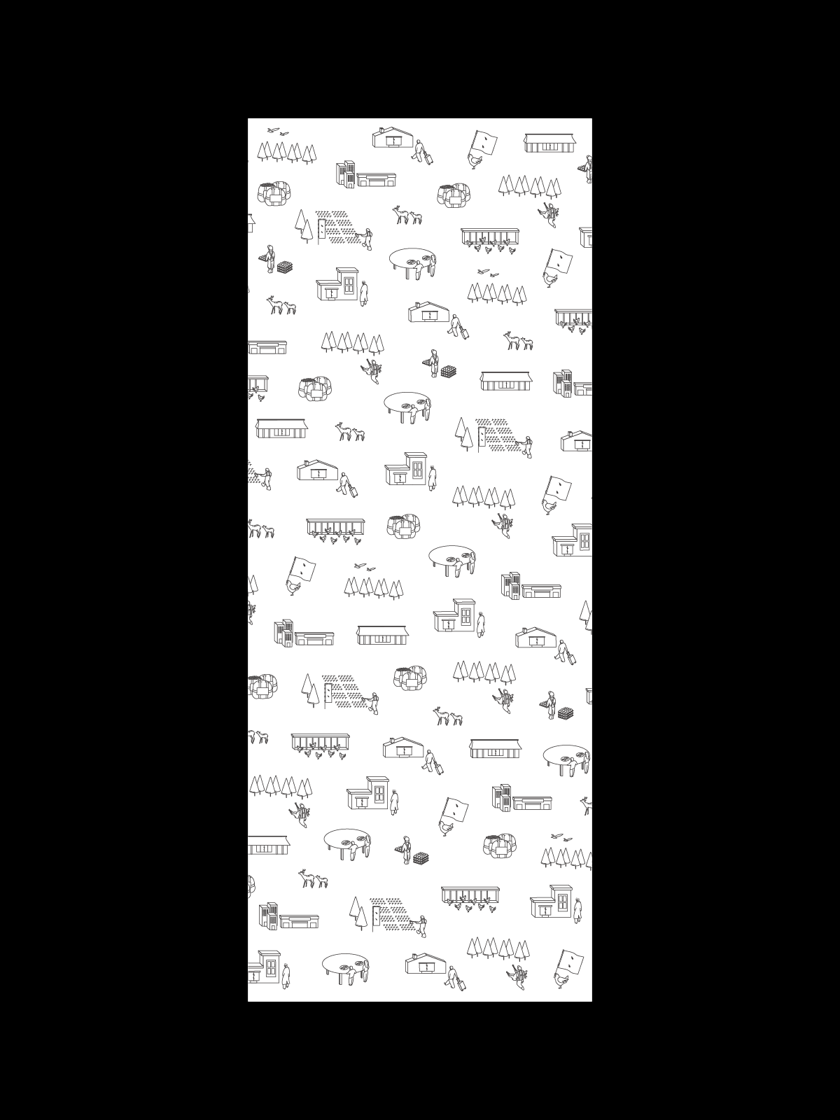 点々の手ぬぐい