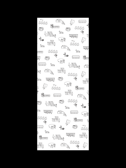 点々の手ぬぐい