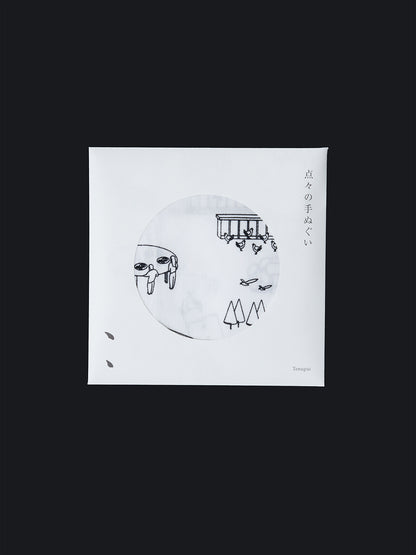 点々の手ぬぐい